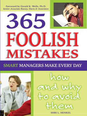 cover image of 365 Foolish Mistakes Smart Managers Make Every Day